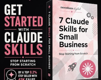 7 Claude Skills for Small Business | Claude Guide | AI Prompt Ebook | Digital Product