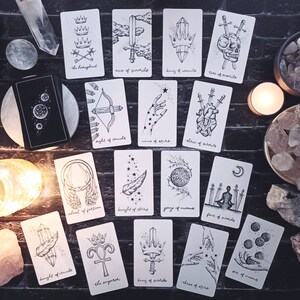 The Wandering Moon Tarot With Guidebook 81 Cards Indie - Etsy