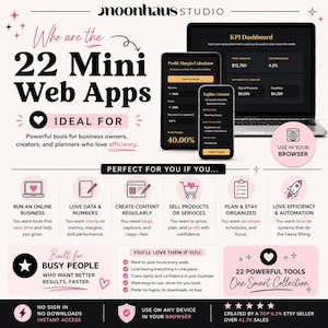 who the 22 mini web apps are ideal for