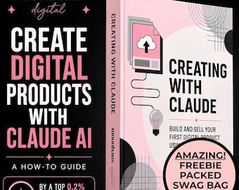 Digital Products Ebook | Sell on Etsy with Claude AI | Side Hustle Guide | Instant Download
