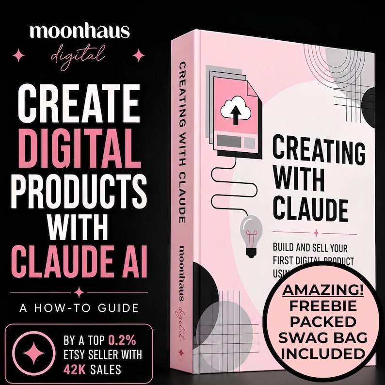 Digital Products Ebook | Sell on Etsy with Claude AI | Side Hustle Guide | Instant Download image 1