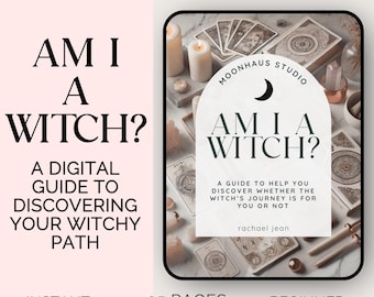 Am I A Witch Ebook: Witchcraft Beginner's Guide, Magic and Intuition (PDF)