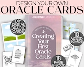 DIY Oracle Card Template: Editable Canva Tarot Deck Design (Digital Ebook Guide)