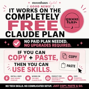 if you can copy and paste then ou can use Claude skills. use Claude ai skills on their free tier plan