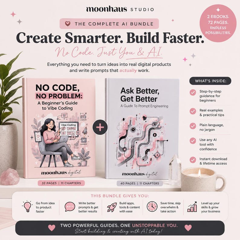 Vibe Coding and Prompt Engineering Ebook Bundle | AI Prompts | Chatgpt ...