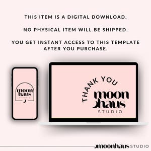 Digital product delivery mockup showing instant download access on phone and laptop. Ideal for Etsy sellers creating digital products with ai prompts and digital marketing systems. Perfect for small business owners selling trending products and building a business plan online.
