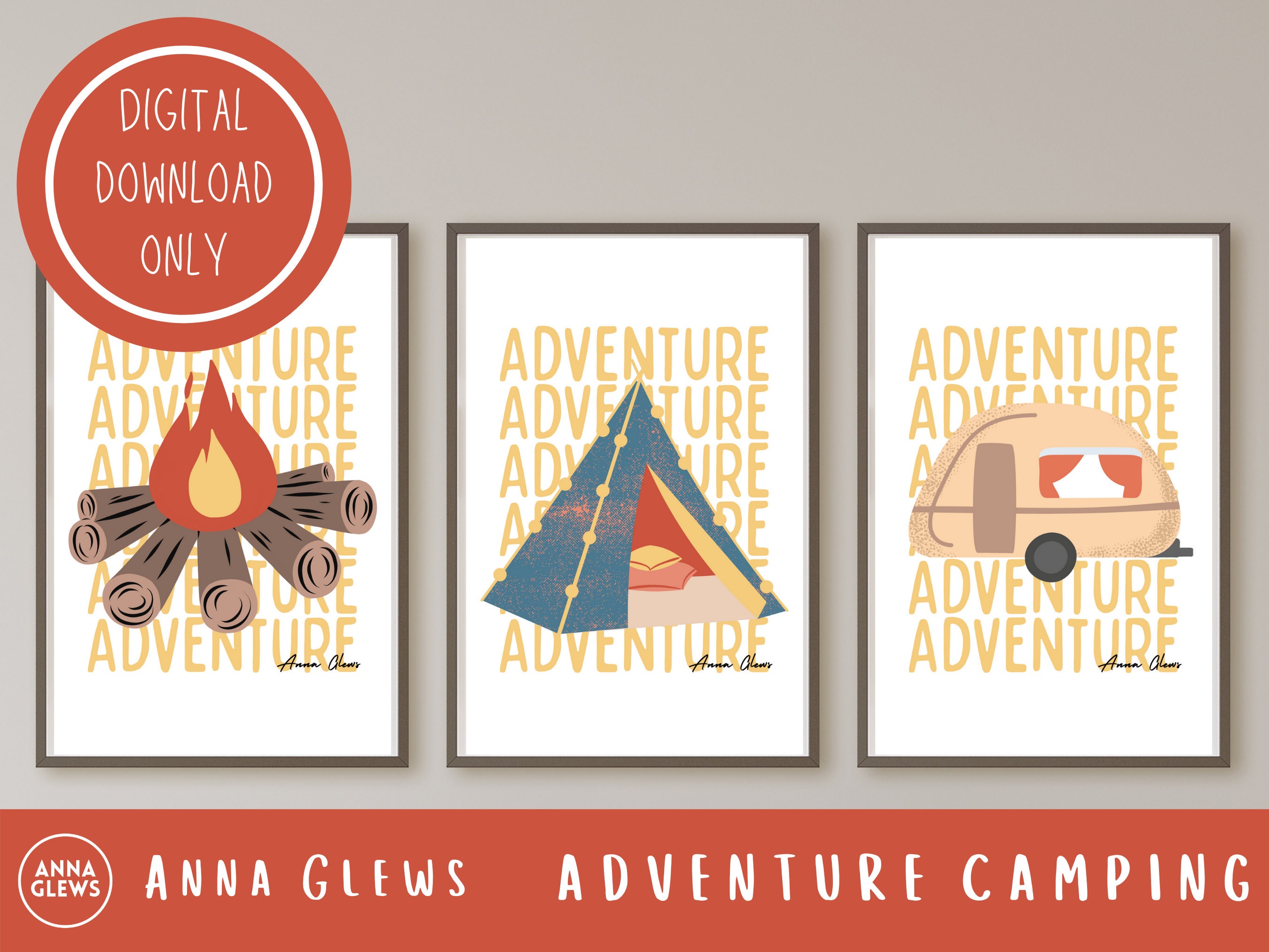 Adventure Nursery Camping Nursery Baby Nursery Print Kids Room Etsy