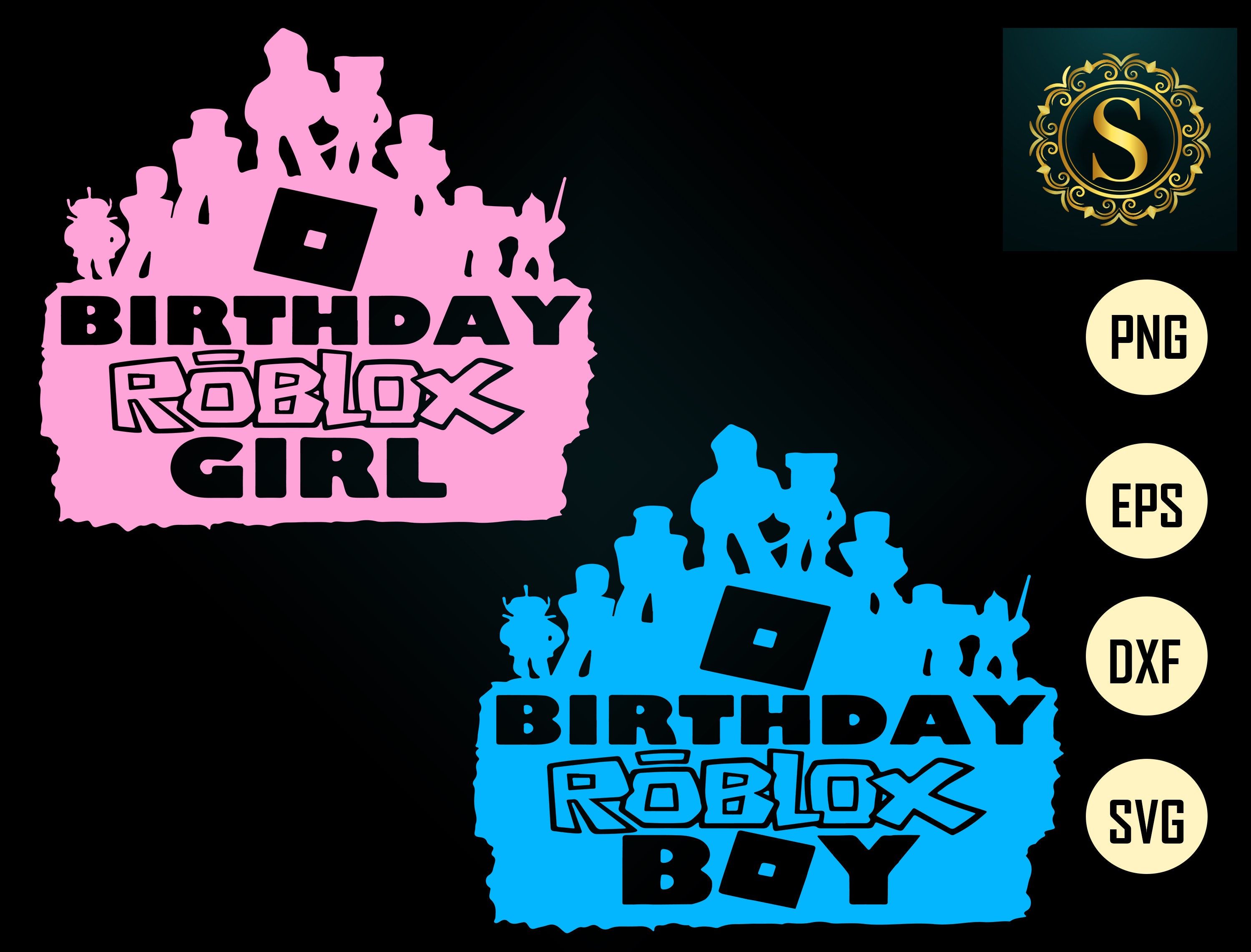 Download Birthday Boy Roblox SVG Birthday Girl Roblox SVG Roblox | Etsy