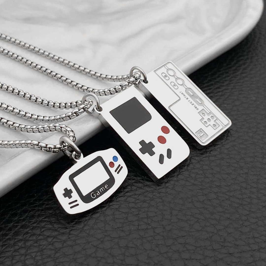 Classic Gameboy Stainless Steel Pendant Necklace, 3 Styles Available Etsy