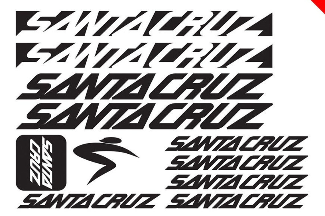 santa cruz bicycles stickers