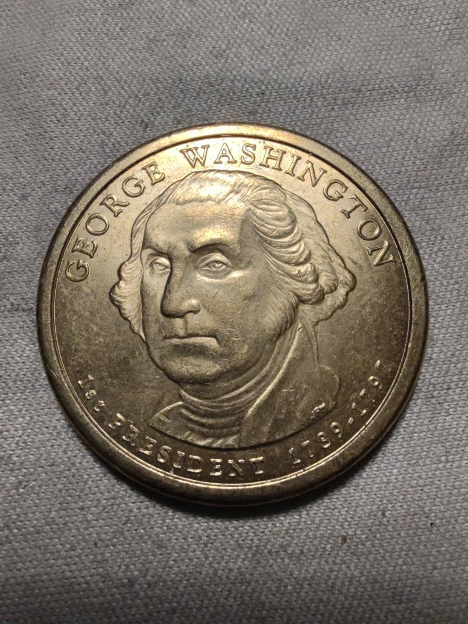 washington dollar coin Denver mint Etsy