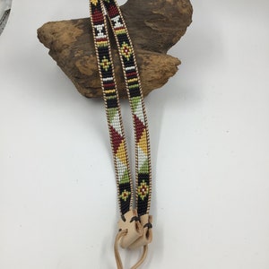 Leather Bead Hatband