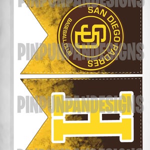 San Diego Padres Banner San Diego Padres Birthday San Diego | Etsy
