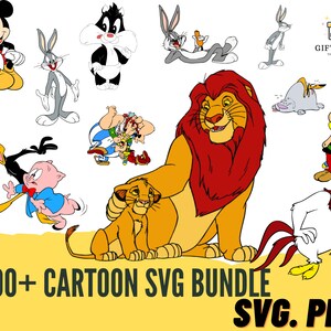 3000 + Cartoon SVG and PNG Bundle