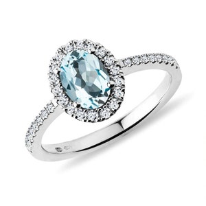Aquamarine Jewelry, Natural Aquamarine Ring, Sterling Silver Aquamarine Ring, Solid Gold Aquamarine Ring, Engagement Ring, March Birthstone