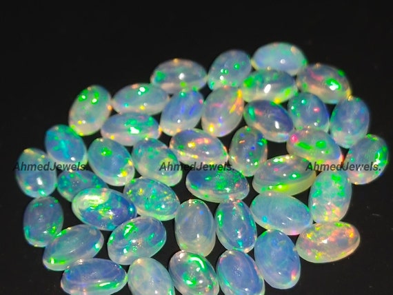 Azure Opal White Opal Stone Original Opal Stone Fire Opal Stone Ethiopian Opal  Stone Rainbow Opal Stone Opal Jewelry 