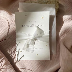 Pearl Cards I Süße Einladung Save the Date I Hochzeit