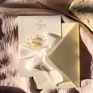 Elegant & Boho I Einladung zur Hochzeit, StD, Trauung