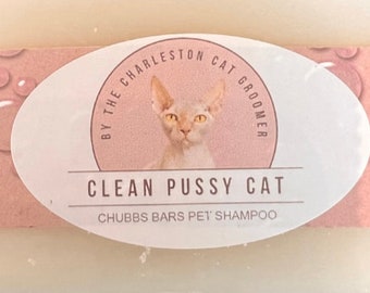 Cat Shampoo, Cat Shampoo Bar, Organic Cat Shampoo, Cat Grooming Supplies, Pet Shampoo, Animal Shampoo, Cat & Dog Safe Shampoo, Pet Grooming