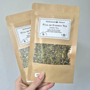 Energy Tea | Loose tea | Healthy Energy Boost | Roots, Barks, Herbs, Flowers | Organic Herbs | Natural Medicine | Gift Idea | Holistic |