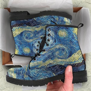 Starry night doc martens top