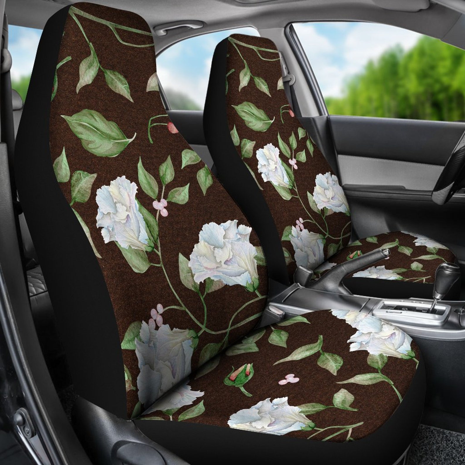 Floral Car Seat Cover for Vehicle Custom Seat Covers for Car Etsy