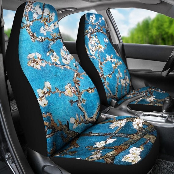 Japanische Floral Art Auto Sitzbezüge Japan Flower Art Boho Auto Sitzbezug  für Fahrzeug Kundenspezifische Boho Sitzbezüge für Auto für Frauen - .de