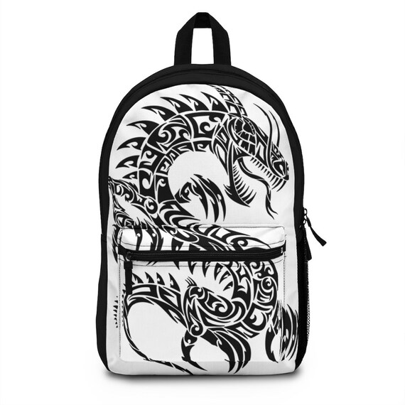 Cool Tribal Dragon Backpack made in USA 