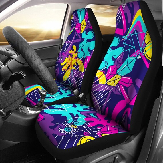Housse de siège dauto Kawaii Retro Pop Art pour de véhicule