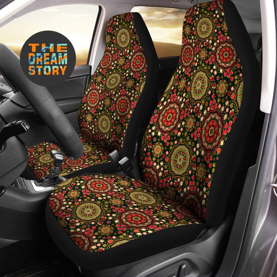 Folk Art Ornament Auto Sitzbezug für Fahrzeug Tribal Azteken Sitzbezüge für  Auto für Frauen Auto Zubehör Boho Auto Sitzbezug -  Schweiz