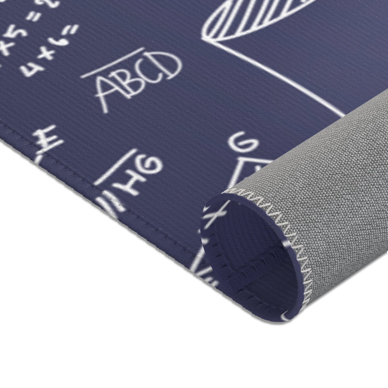 Math Doodles Area Rug Science Themed Rug Mathematics | Etsy