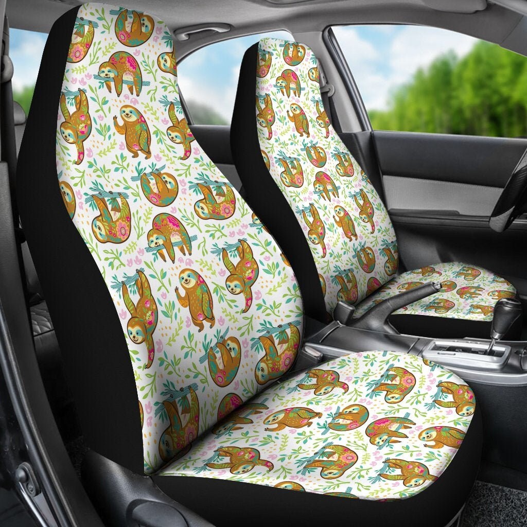 Sloth car seat covers outlet