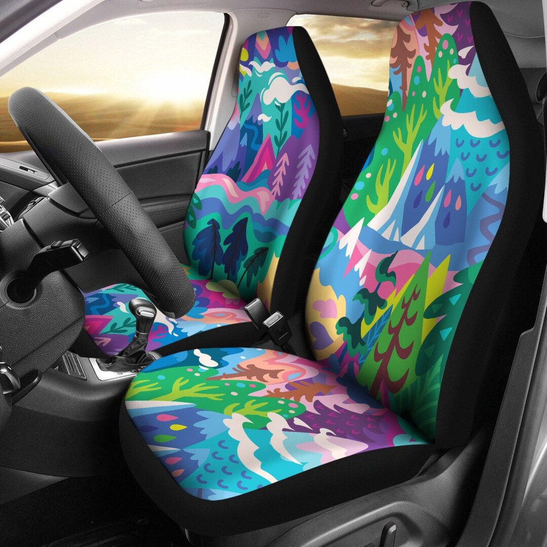 Dreamy Car Seat Covers for Vehicle Colorful Seat Covers for Car for