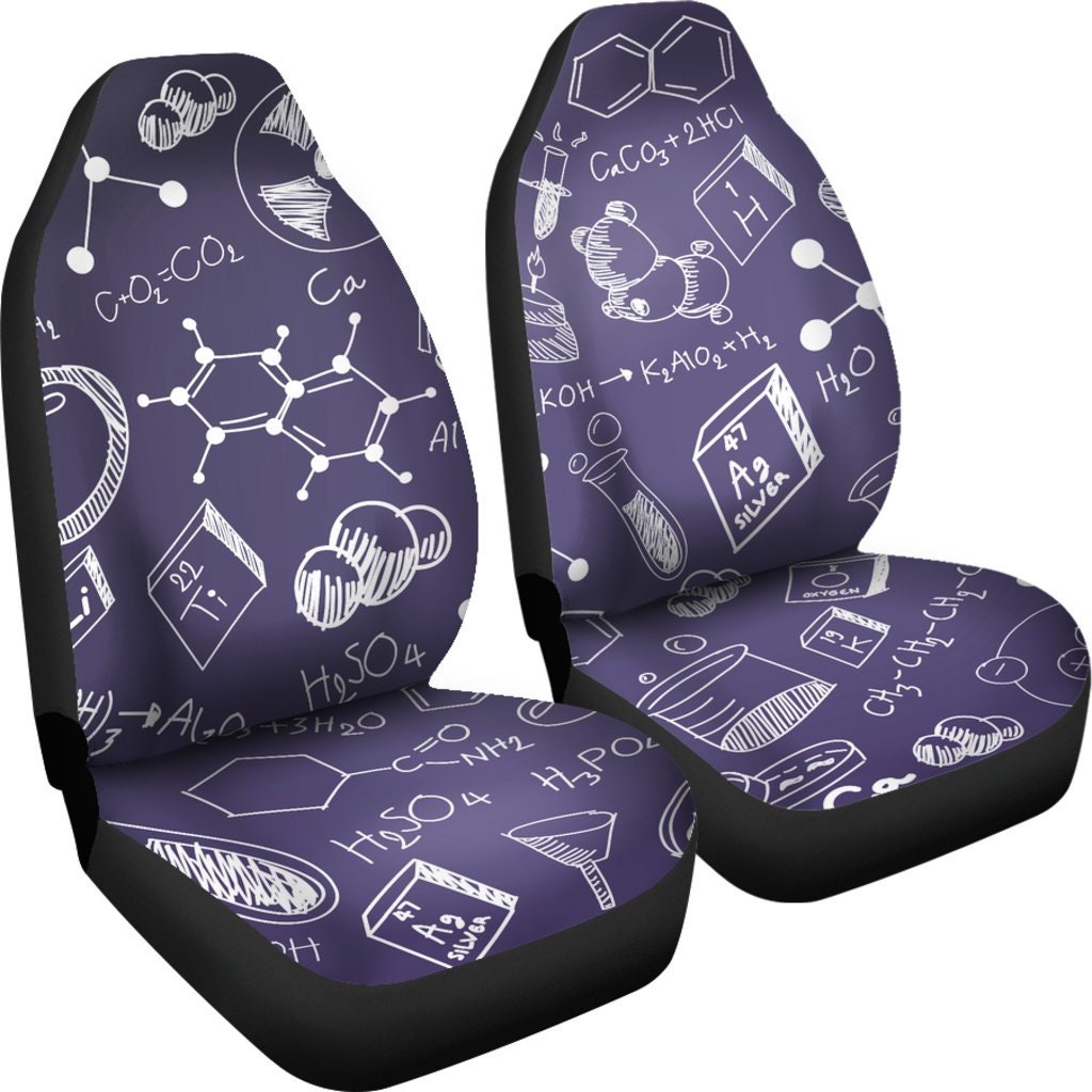 Chemistry Car Seat Covers For Vehicle | Science Seat Covers For Car For Women