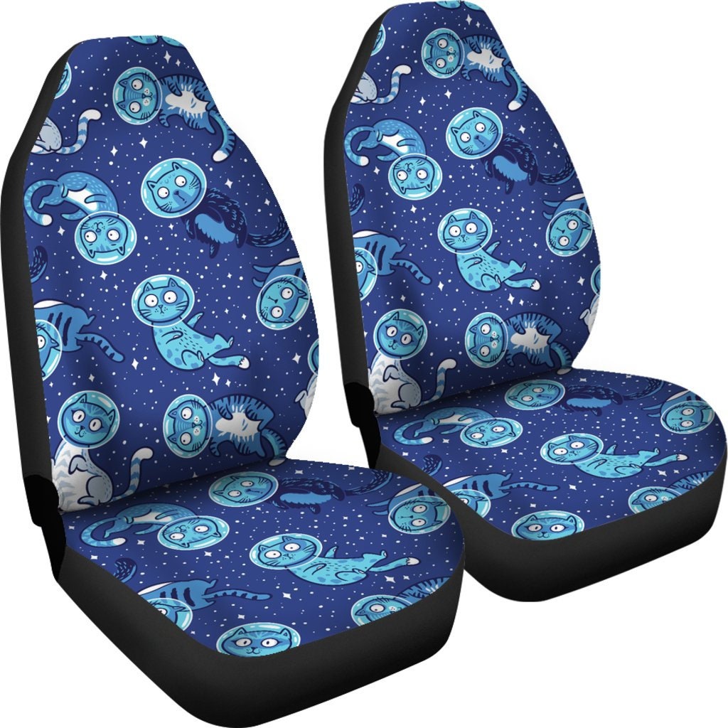 Space Cats Car Seat Covers For Vehicle | Kawaii Seat Covers For Car