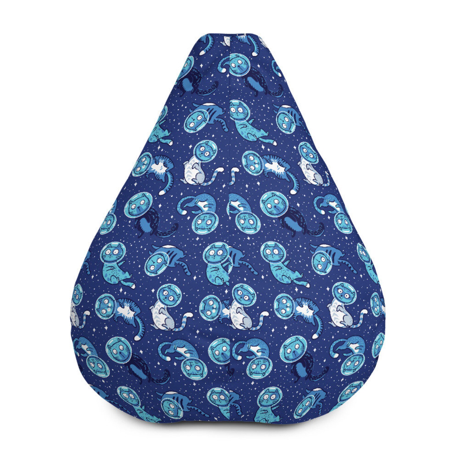 Cat Bean Bag Chair Cover Only Space Cat Bean Bag Beanbag Etsy