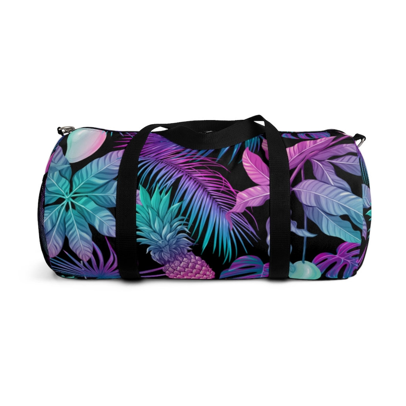 Tropical Floral Duffle Bag Women Canvas Large Duffel Bag Etsy