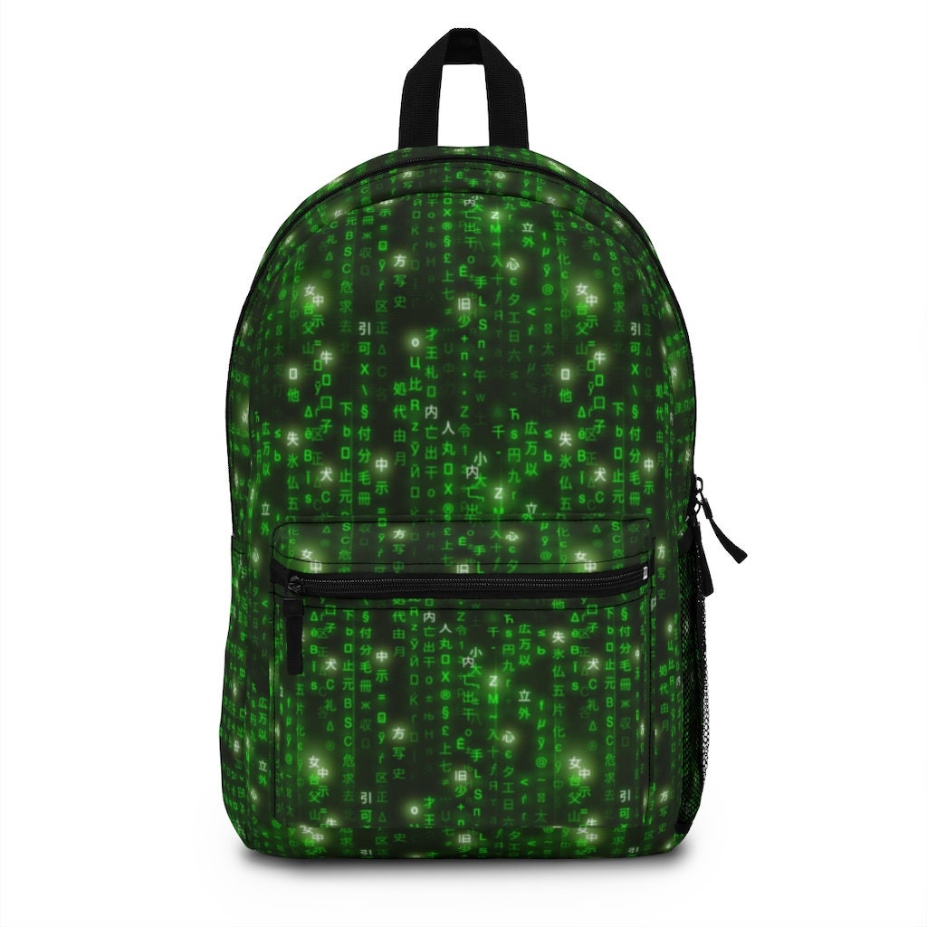 The Matrix Inspired Backpack made in USA / Cool Hackers Bag Etsy