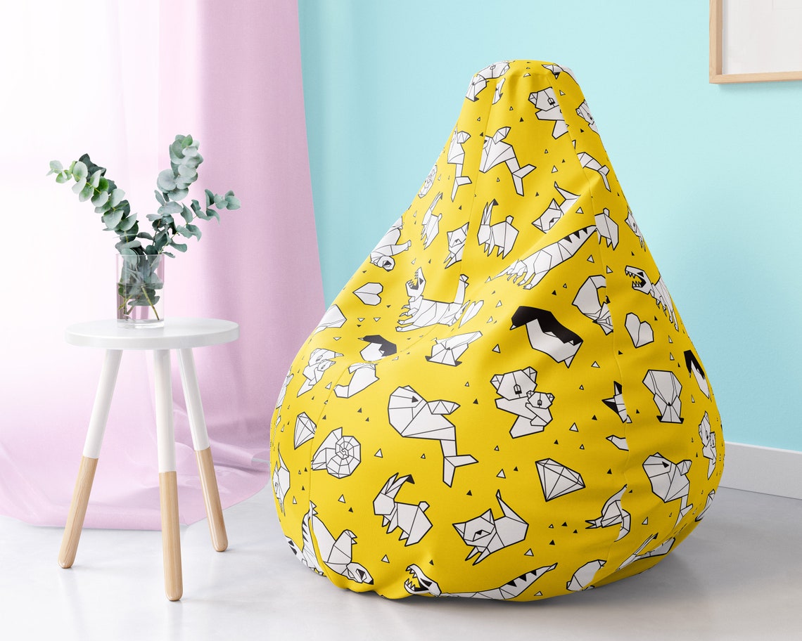 Cartoon Furniture Stylish Funky Bean Bag Chair Cover Only Etsy