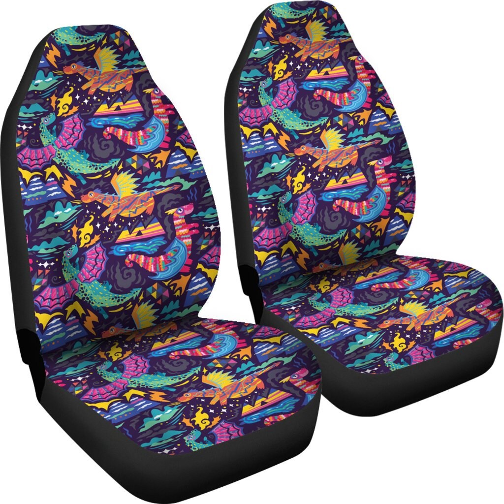 Dragon Car Seat Covers For Vehicle | Cute Dragons Seat Covers