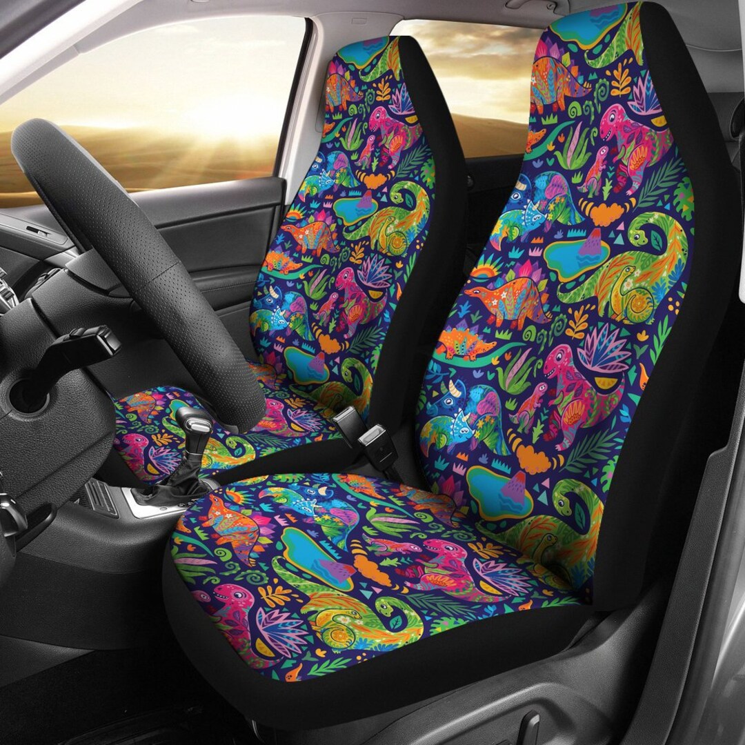 Dinosaur Car Seat Cover for Vehicle Cute Seat Covers for Car Etsy