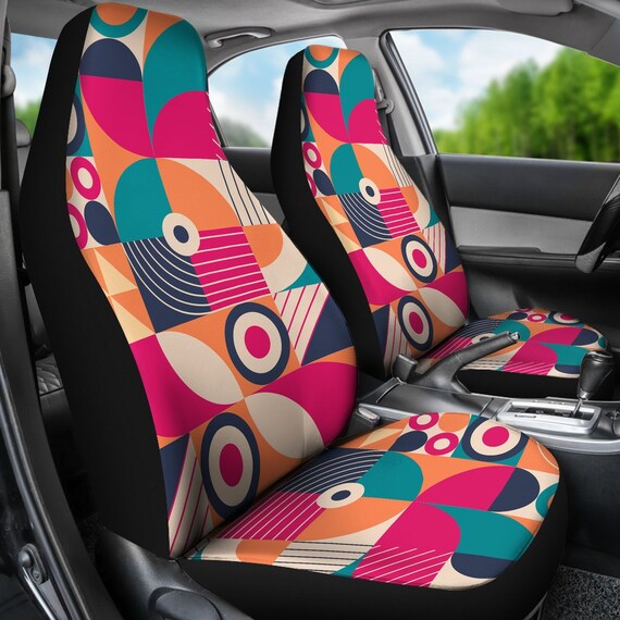 Abstract Retro Car Seat Cover for Vehicle Custom Seat Covers for Car for  Women Car Seat Cover Girl Car Accessories Boho Car Seat Cover -  Israel