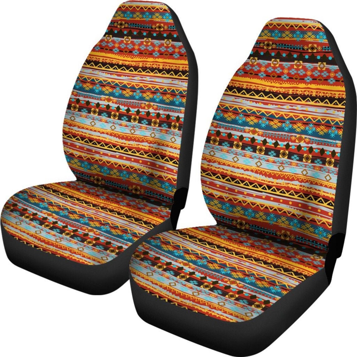 Aztec Boho Car Seat Covers Kilim Tribal Car Seat Cover for Etsy