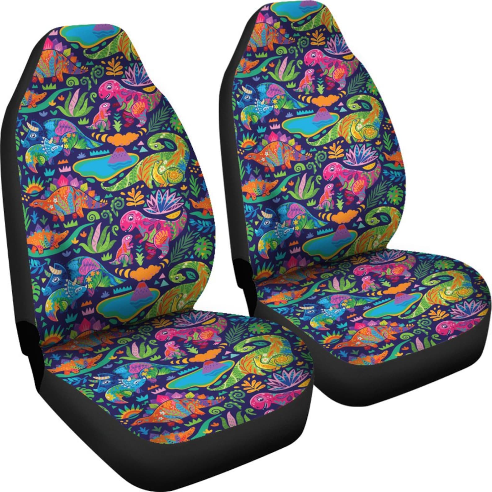 Dinosaur Car Seat Cover for Vehicle Cute Seat Covers for Car Etsy