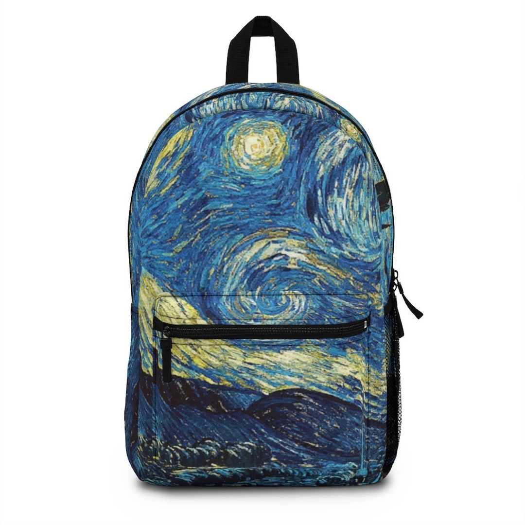 Van Gogh Backpack / Starry Night Inspired Backpack / Artsy - Etsy