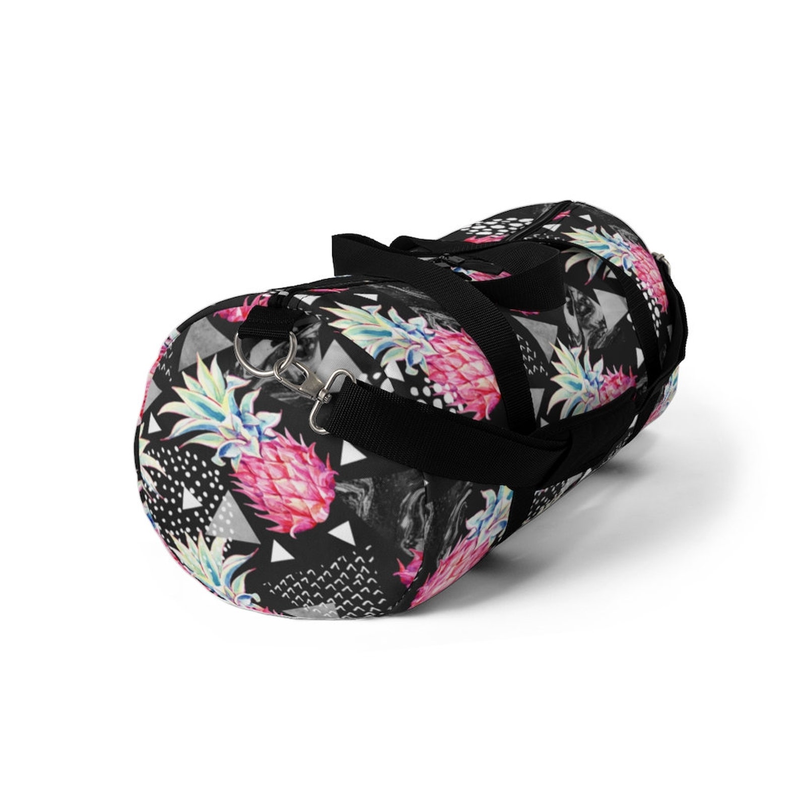 Pineapple Duffle Bag Pop Art Canvas Large Duffel Bag Women Etsy