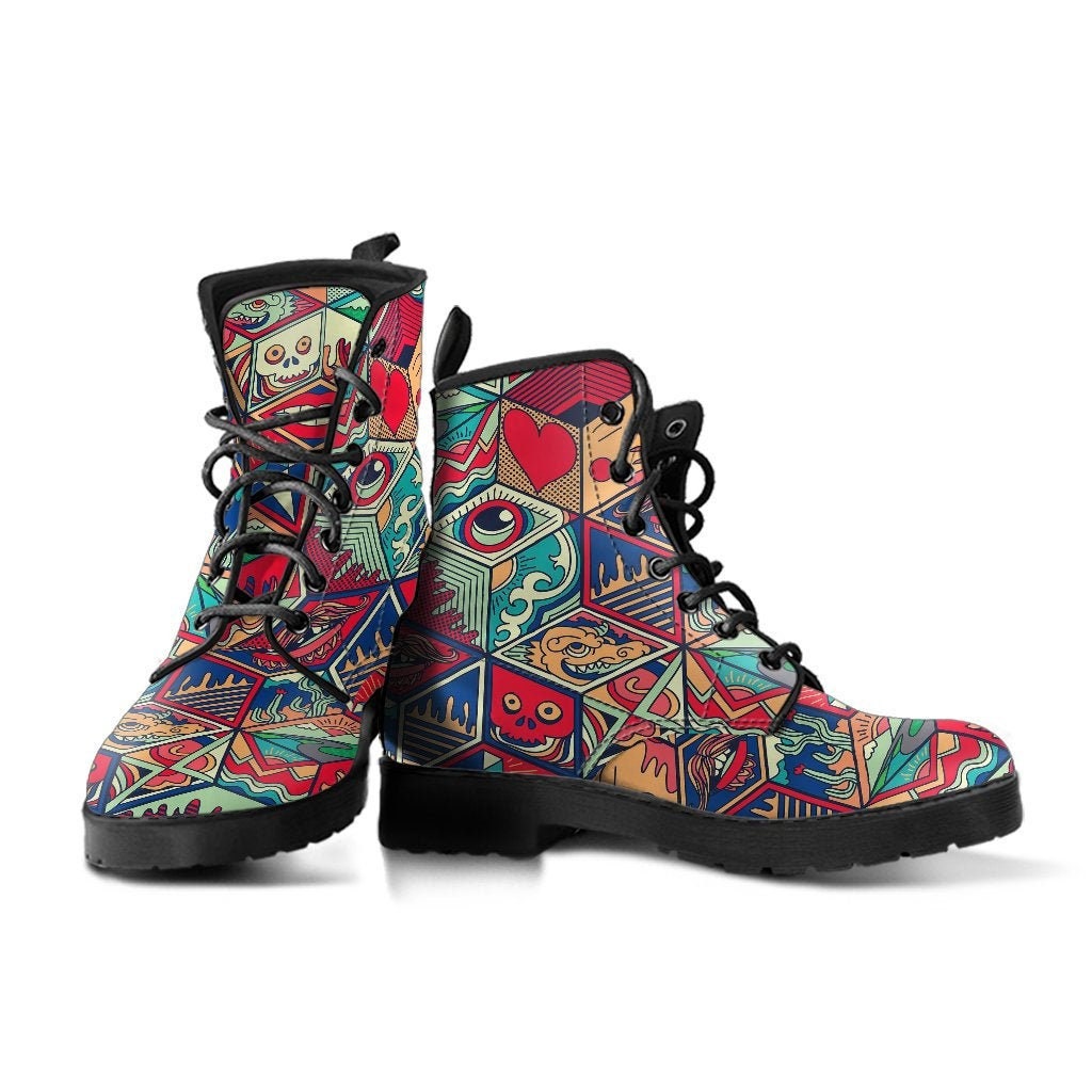 funky combat boots