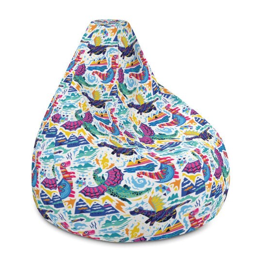 Dragon Bean Bag Stoelhoes Alleen Fairy Tail Bean Tassen Etsy