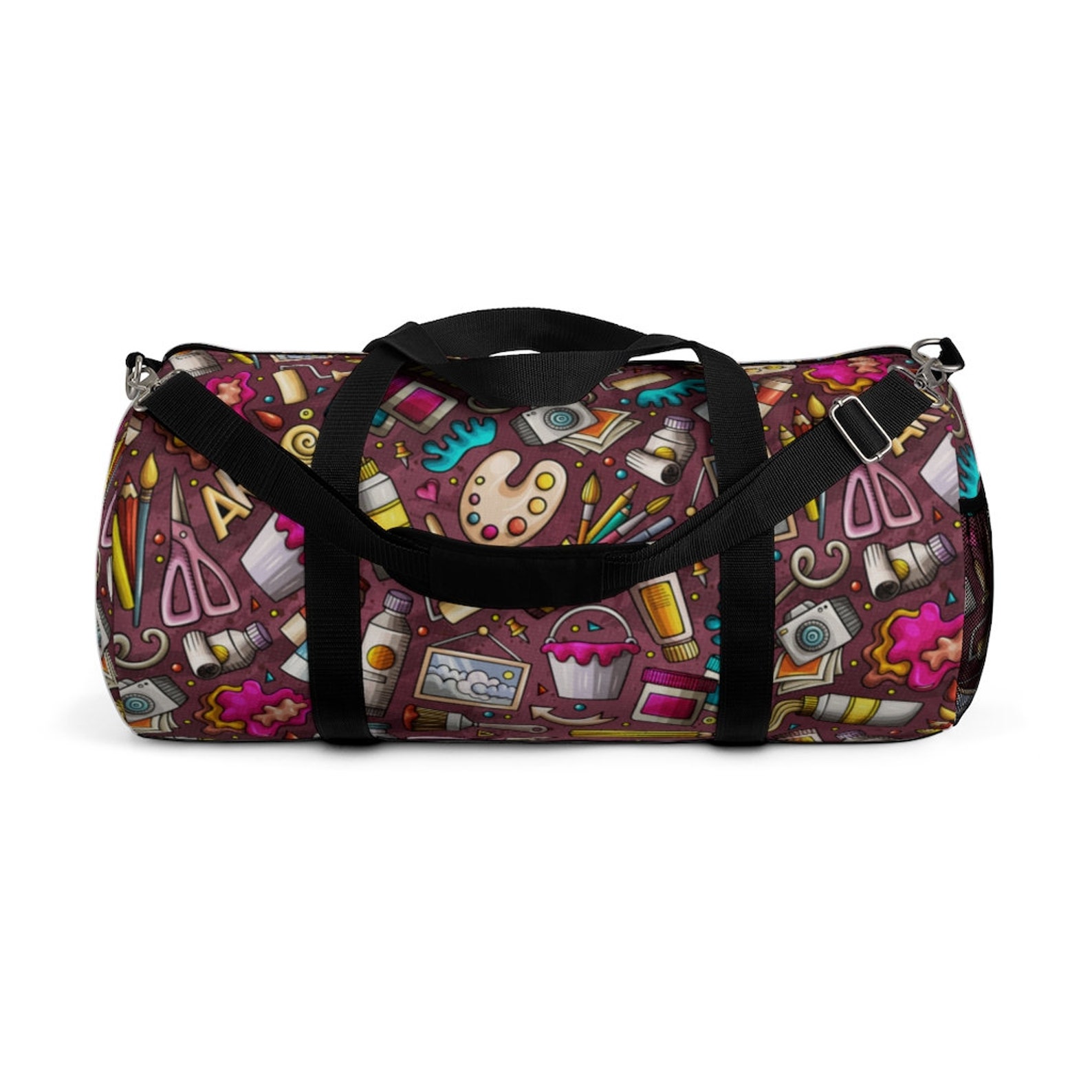 Artist Duffle Bag Artsy Canvas Large Duffel Bag Women Etsy UK