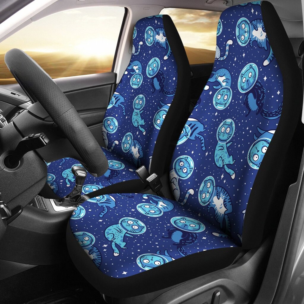 Space Cats Car Seat Covers For Vehicle | Kawaii Seat Covers For Car